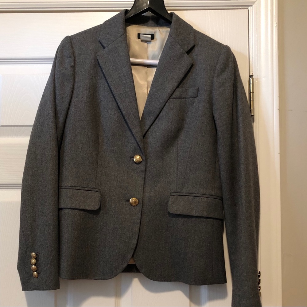 J Crew Gray Blazer